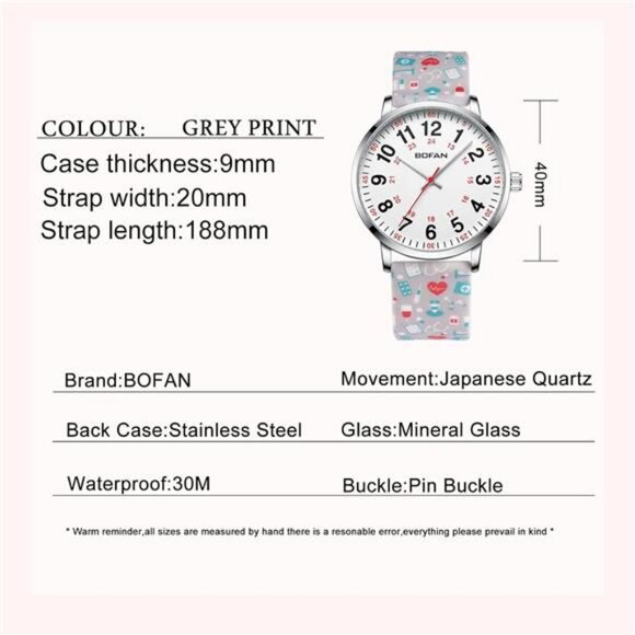 Nurse Watch for Medical Professionals,Students,Doctors with Easy to Read - Picture 5 of 7